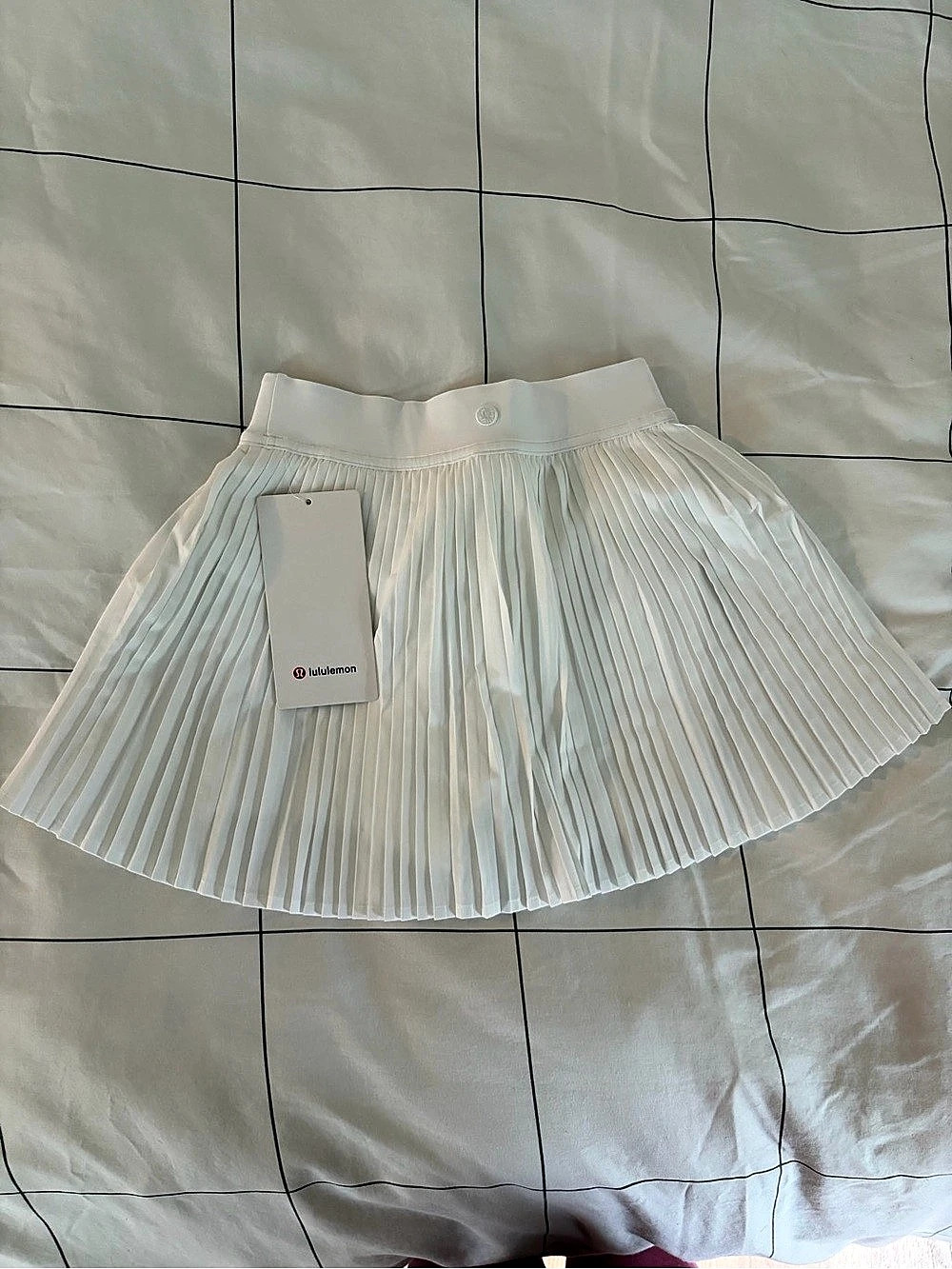 lululemon Replay Pleated Tennis Skirt Pleated Tennis Skirt in White Size 0 NWT